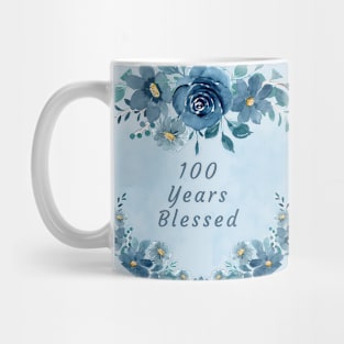 100 Years Blessed Logo Mug